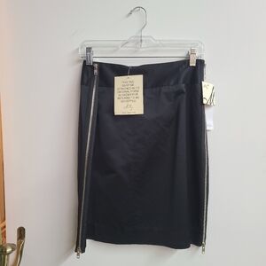 NWT Milly Double Zipper Skirt